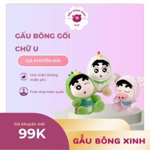 Gấu bông MS Shinchan cosplay animal ngồi