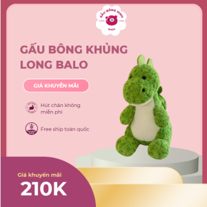 Gấu bông khủng long – Món quà dễ thương cho mọi lứa tuổi