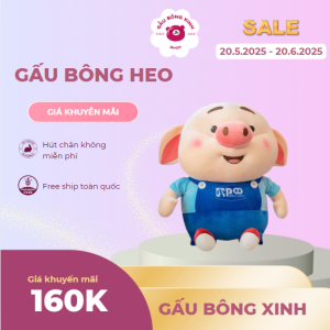Gấu bông heo – Món quà đáng yêu cho mọi dịp đặc biệt