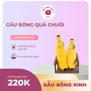 Gấu bông quả chuối khổng lồ