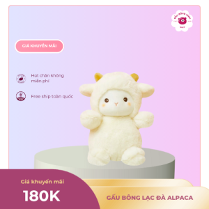 Hình gấu bông lạc đà Alpaca
