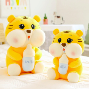 Chi tiết khuôn mặt gấu bông hổ baby đáng yêu và ngộ nghĩnh