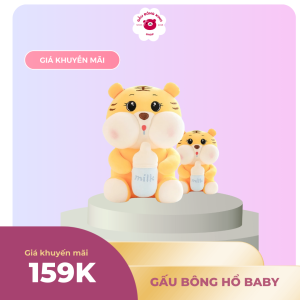 Gấu bông hổ baby – món quà nhỏ chứa đựng tình cảm to lớn